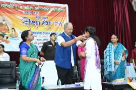MP Brijmohan Agrawal announced to give 5 crore rupees to Government Dudhdhari Bajrang Girls College, Raipur, Chhattisgarh, Khabargali