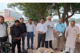 There is a need for scientific awareness in the country: Dr. Dinesh Mishra, on the occasion of National Scientific Awareness Day, awareness program was organized at Telibandha Lake Marine Dive, IMA President Dr. Rakesh Gupta, Umashankar Ojha, Adhir, Jayshree Bhagwanani, Raipur, Chhattisgarh, Khabargali