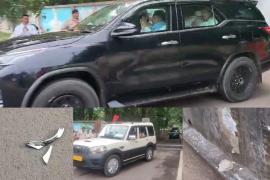 The vehicles of Chief Minister Vishnu Dev Sai's convoy met with an accident, the accident occurred while saving a cow... Cg news hindi news Raipur news khabargli 