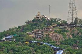 Corridor ready for pedestrians going to Dogargarh, temporary police assistance center created for assistance  cg news dongargah news cg news khabargali 