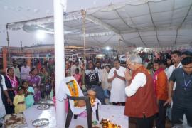 MP Brijmohan attended Guru Ghasidas Jayanti celebrations, upliftment of society is possible only by following the path shown by Guru Ghasidas: Brijmohan, Rajim, Raipur, Khabargali