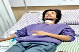 चायनीज मांझे से NIT छात्र का गला कटा, बाइक से गिरा अस्पताल में भर्ती खबरगली NIT student's throat cut by Chinese manja, falls from bike, admitted to hospital  cg news hindi news c