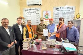 BJP leaders demanded FIR against Congress National President for his statement which insulted Maa Ganga and hurt the faith of Hindus, Raipur, Khabargali