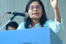 International Women's Day, Rashi Trivedi of Bhatapara was also selected in the Student Parliament in Delhi, Member of the National Executive of Akhil Bharatiya Vidyarthi Parishad, Chhattisgarh, Khabargali