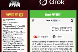 Now GROK war has started between BJP and Congress, this AI chatbot has created panic, Chhattisgarh, Khabargali