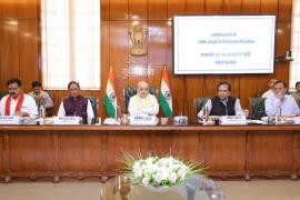 Chhattisgarh should become a model state by implementing the laws soon: Amit Shah, Home Minister, Every police station and DSP level officer in Chhattisgarh should use NATGRID in cases of serious crime Review meeting on criminal laws chaired by Home Minister Amit Shah, Khabargali