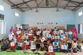 More than 200 school children participated in the Adani Foundation's summer camp, organised by Adani Foundation to enhance the creative development and team spirit of the children, Khabargali