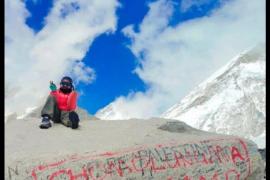 10 year old Anvika living in climbed Everest, completed the journey in minus 10 degree temperature cg hindi news big news Chhattisgarh news latest news khabargali 