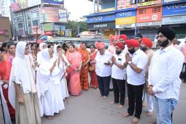 Minority Commission Chairman Amarjeet participated in Mangal Pravesh before Chaturmas of Jain community, Raipur Chhattisgarh Khabargali