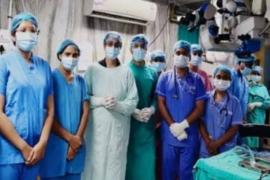 Doctors of Ambedkar Hospital did wonders, a girl who was blind since birth will now see the world through someone else's eyes Chhattisgarh News hindi News Raipur news khabargali 