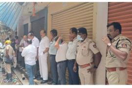 A massive fire broke out in a four-storey building, five people including four members of a family from Rajasthan died hindi News big News latest News khabargali 