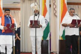 All three ministers took oath at Raj Bhavan, distribution of departments will be done in the afternoon Chhattisgarh News hindi news latest News Raipur Chhattisgarh News khabargali 