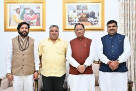 Rooms allotted to the three new ministers of Sai government, Gajendra's room on the third floor, Khuswant's on the first floor and Rajesh's on the fourth floor Chhattisgarh News hindi news Raipur news khabargali 
