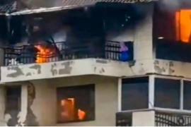 Congress leader dies after penthouse catches fire due to Akhand Jyoti hindi News big news latest News khabargali 