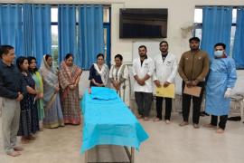 Seven-month-old premature baby donated his body at Bhopal AIIMS, given final farewell with guard of honour hindi News latest news bhopal news khabargali