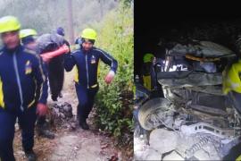 Accident while returning from a wedding procession, Bolero falls into a 200 feet deep ditch, 5 people including mother and son die. Accident news hindi News latest news khabargali
