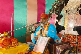 The grand seven-day Shrimad Bhagwat Katha Gyan Yagya event brought religious and spiritual energy to Devnagari, Raipura. Organized by Shri Satya Sanatan Seva Samiti, Dubsa Talab, Devnagari, Raipura, the musical Shrimad Bhagwat Katha Gyan Yagya was conducted by Pandit Balram Prasad Tiwari Ji, Raipur, Chhattisgarh.,Khabargali