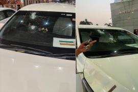 Union Minister Tokhan Sahu's car met with an accident, suddenly hit an iron rod, narrowly escaped. Hindi News latest News khabargali 