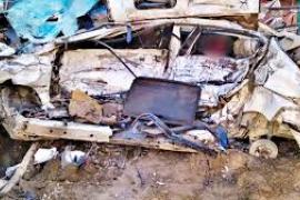 Head-on collision between a Hiva and a car, tragic death of four youths