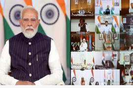 PM Modi Holds Key Meeting with Chief Ministers on Middle East Crisis: 'No Lockdown in the Country; We Will Fight This Battle Like Team India.' Strategic Focus: Deliberations on the War and Oil Crisis in West Asia; PM Modi States—'We Will Ensure Essential Supplies in Collaboration with the States.' New Delhi | Khabargali