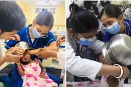 A 3-year-old girl's head got stuck in a pitcher, doctors' presence of mind saved her life. hindi news big news khabargali 