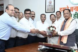 A state-of-the-art physiotherapy centre will be opened in Nava Raipur, Chief Minister Vishnu Dev Sai has approved the allotment of land at a concessional rate, Bhagwan Mahavir Jain Relief Trust, Ashok Pagaria, senior social worker Santosh Baid, Raipur, Chhattisgarh, Khabargali