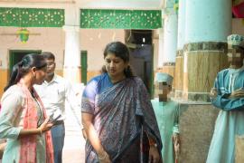 Major flaws found in Madrasas, Child Commission strict: Children were being forced to do manual labour, filth in the premises and lack of drinking water. Dr. Varnika Sharma's inspection found deficiencies in child protection standards, gave instructions for improvement, Madrasa Islahul Muslimeen and Darul Yatama located at Baijnath Para, Dr. Varnika Sharma, Chairperson of Chhattisgarh State Child Rights Protection Commission, Raipur, Chhattisgarh Khabargali