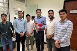 Raipur: Paving the way for increase in stipend of doctors in Chhattisgarh, Health Secretary assures issuance of order soon. IMA MSN meets Health Secretary Amit Kataria; Doctors' honorarium to be increased soon. Indian Medical Association Medical Students Network, Convener Shahdil Khusroo, Joint Secretary Devendra Nirala, Piyush Singh, Ravi Shankar Singh, Piyush Sahu, Pranjal Shukla and Shubh Sharma, Khabargali