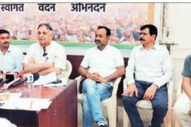 BJP's Samrasta Sankalp Abhiyan will start from today on the birth anniversary of Guru Ravidas. Lokesh Kavadia, Chairman of Chhattisgarh State Disabled Finance and Development Corporation Commission, shared the detailed outline of this ambitious campaign at the Balodabazar BJP office. Chhattisgarh, Khabargali