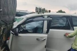 Chhattisgarh BJP State President Kiran Singh Deo meets with a road accident; referred to Jhansi Medical College.raipur chhattisgarh accident khabargali 