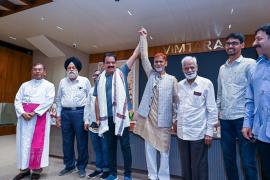 Adarsh ​​Friendship Samman Samaroh 2026, Friendship Day, Raipur Friendship Day, Muslim Intellectual Forum, Sarva Aastha Manch, Adarsh ​​Friendship Samman Souvenir 2026, Social Harmony, Brotherhood, Ganga Jamuni Tehzeeb, Senior Journalist Girish Pankaj, Swami Brijnath Anand, Bishop Victor Henry, Mr. Hasan Ali, Mr. Nandlal and D.R. Mahapatra, Syed Faisal Rizvi did it. The stage was conducted by Syed Aqeel Ahmed, Convener Nazar Hasan Hussaini, President of Muslim Intellectual Forum Shakeel Ahmed, Secretary Abi