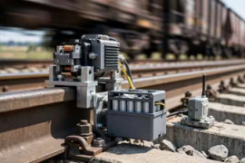 Electricity from track vibration, electricity from train, new technology of railway, railway sensor, electricity from vibration, railway track sensor, Khabargali 