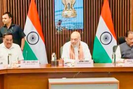 Chief Ministers of Chhattisgarh and Odisha present their respective viewpoints; meeting held under the chairmanship of Union Home Minister Shah. latest News hindi News raipur news khabargali 