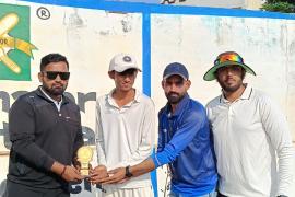 Aryan Sharma scores 120 runs in the School Cricket Tournament, Raipur; Disha Public School wins the 'Cricket Terminator School Champions Trophy',Season 6, Chhattisgarh School Cricket, Terminator International Cricket Academy; Director and NIS Cricket Coach: Dr. Shabab Quraishi; Chhattisgarh, Khabargali.