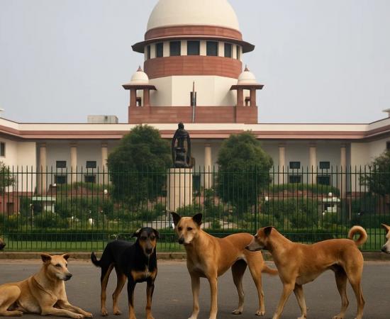 Supreme Court directs to prevent entry of stray dogs into schools, bus stands and hospitals big news latest News khabargali 