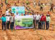 On World Environment Day, 25000 saplings were planted in RRVUNL's Parsa East Kanta Basan mine, Adani Natural Resources set a target of planting 86 lakh trees by the year 2030, Ambikapur, Chhattisgarh, Khabargali