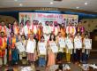 Nav Sarjan Manch honoured the parents of daughters, on the occasion of daughter's birth anniversary, Vrindavan Hall echoed with the laughter of little daughters, Raipur, Chhattisgarh, Khabargali