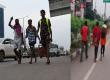 Kolkata lashed by heavy rains for the past 24 hours; Howrah station yard submerged, metro services halted, 7 dead.