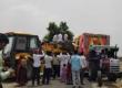 The groom arrived with 51 tractor-trolleys, and the bride's side welcomed him with a JCB. The unique wedding is being widely discussed. hindi news Rajathan news khabargali 