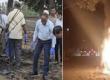Rampage by sand mafia in Chhattisgarh: Three people, including a former BJP Janpad Vice-President, burnt alive inside an SUV big news latest news khabargli 