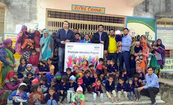 Anganwadi centers under Adani Employee Voluntary Program 2 khabargali