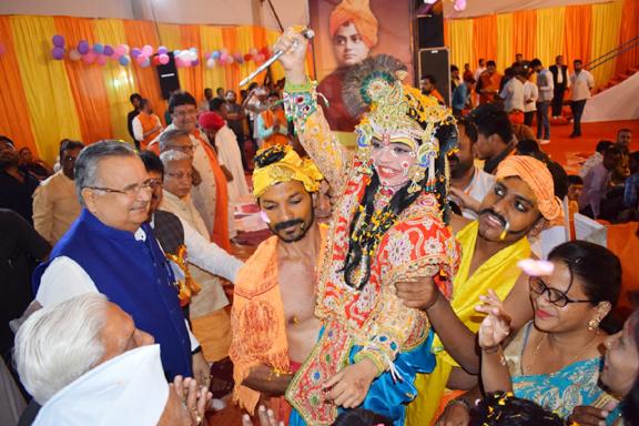 Khabargal Acharya Kaushik Ji Maharaj, Srimad Bhagwat Katha Gyan Yagya Week, Raipur