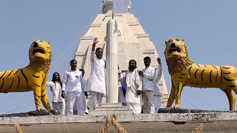 Jagat Guru rudra kumar , khabargali, minister, giraudpuri