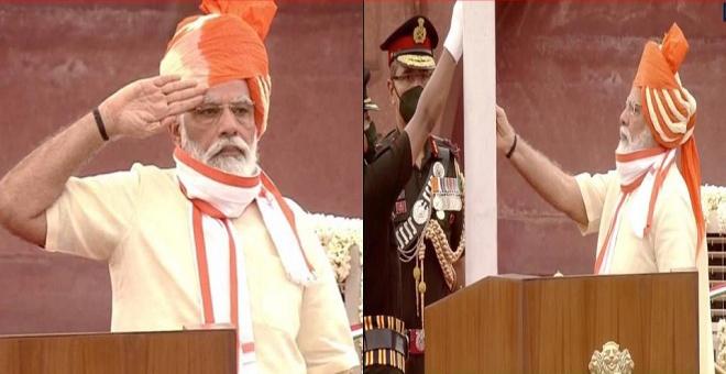 India, New Delhi, Khabargali, Prime Minister Narendra Modi, 74th Independence Day, Red Fort ramparts, addressed to the nation for the 7th time