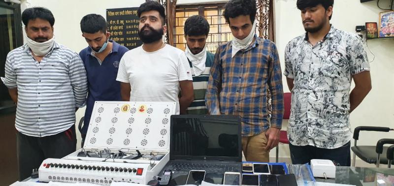 Hitech Satta, Senior Superintendent of Police Ajay Kumar Yadav, Ramakant Sahu Incharge Cyber Cell, Thana Telibandha