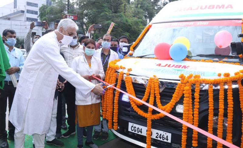 Health Minister, T.S. Singhdev, Chhattisgarh, Ambulance, Health Department, Khabargali,