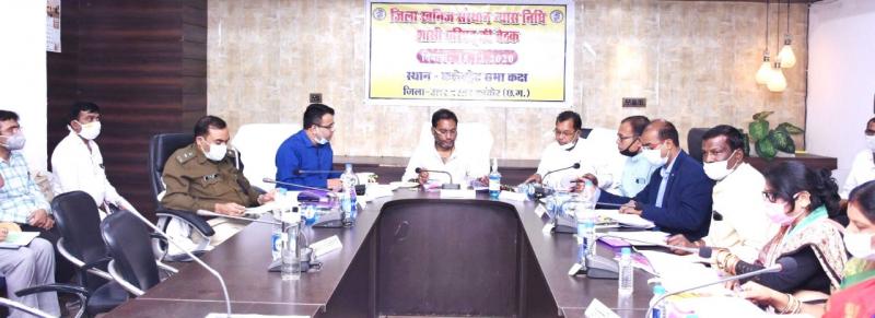 Public Health Engineering and Village Industries Minister Guru Rudrakumar, Ahiwara, Kanker, Chief Minister, Bhupesh Baghel, Development Work, Chhattisgarh, Khabargali, District Mineral Trust Fund,