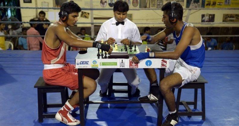 Chess Boxing Game, Khelo India 2021, Chess, Sports Authority of India, Kolkata, Montu Das, World Chess Boxing Organization, Chess Boxing Organization of India, Germany, Khabargali