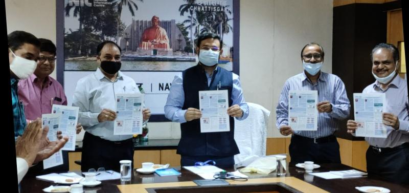 Government of India, Ministry of Electronics and Information Technology, Chhattisgarh State Informatics Center, N.K. I.C., Monthly Magazine, The InfoNIC, Released, Dr. Kamalpreet Singh, I.A. S., Secretary, General Administration, Food and Transport, Government of Chhattisgarh, Khabargali