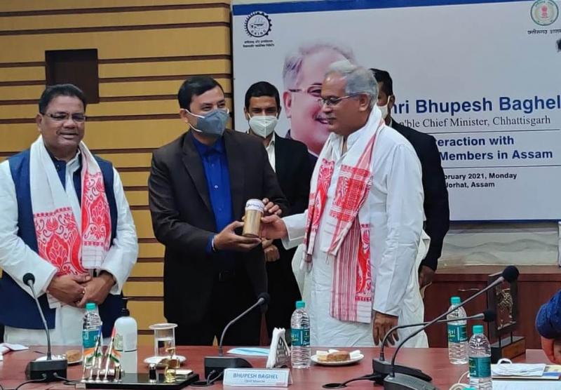 Assam, Chief Minister Bhupesh Baghel, tea cultivation, bamboo and minor forest produce, news, khabargali